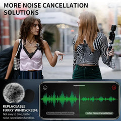 Wireless Lavalier Microphone Portable Solution For Mobile Recording