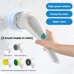 5-in-1Multifunctional Electric Cleaning Brush