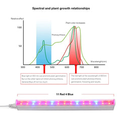 1-5Pcs Phytolamp for Plants LED Grow Light T5 Tube Full Spectrum Phytolamps For Plant 30cm 6W Vegetable Flowers Phyto Lamp