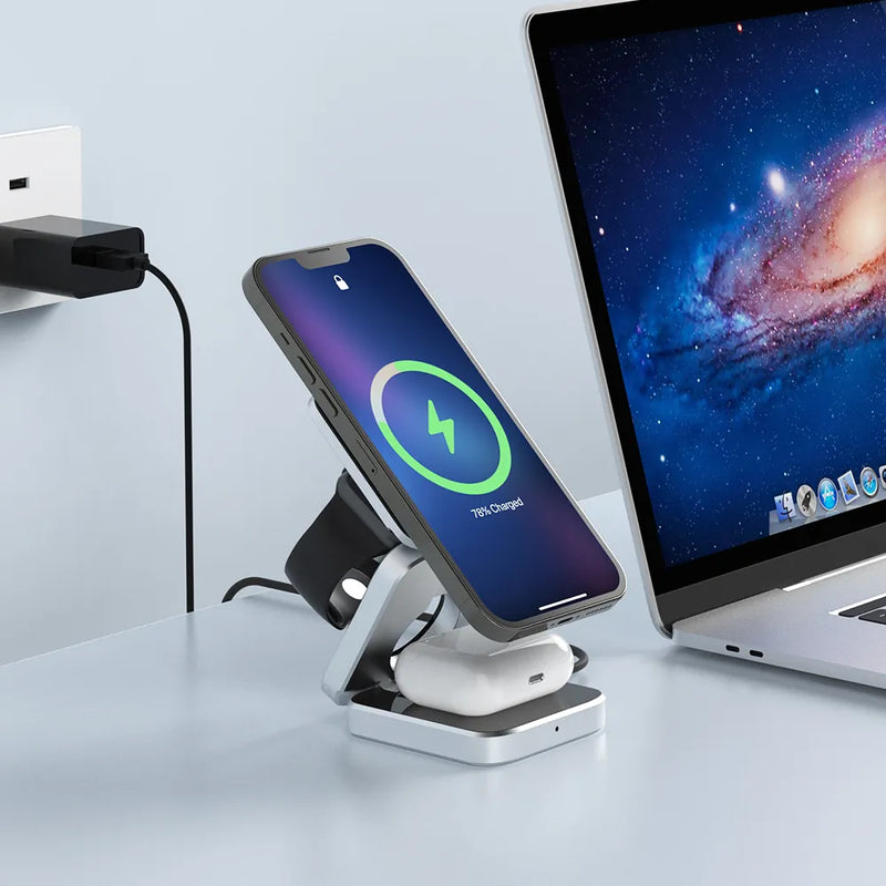 3 in 1 Wireless Charging Station