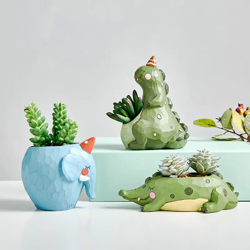 Cute Animals Flower Pots